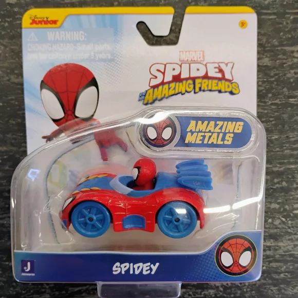 Marvel Spider-Man Toy Bundle Squishmallow Plush + Wall Walker + Spidey Car NWT - Picture 4 of 8